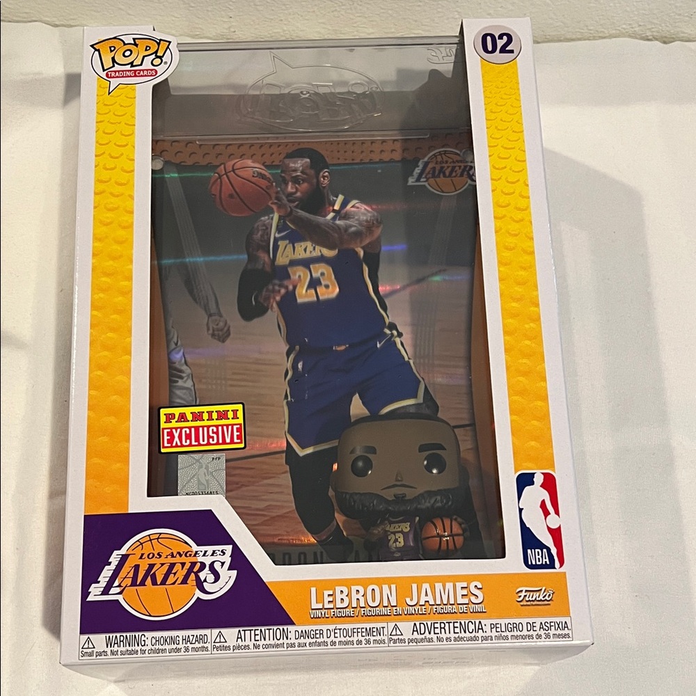 Funko NBA LeBron James Figure Los Angeles Lakers🏀Panini Exclusive🏀